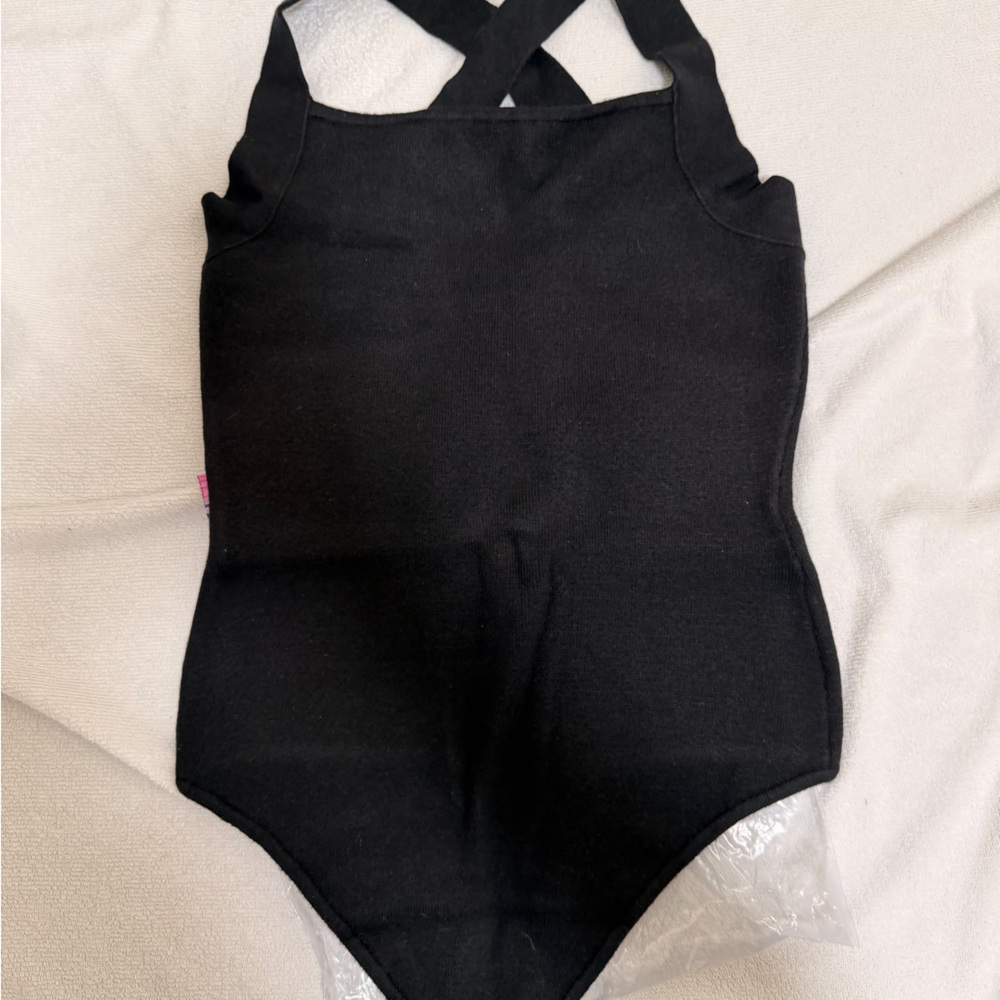Abercrombie & Fitch Black Knit Bodysuit